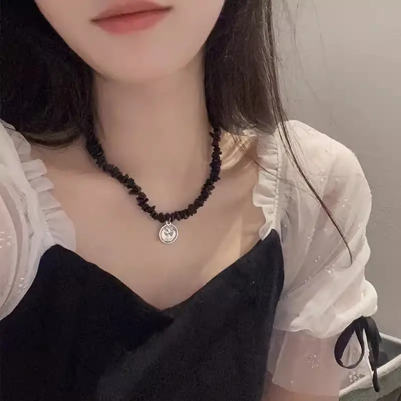Velvet Butterfly Tassel Necklace Autumn Winter Spice Sweet Cool - Image 15