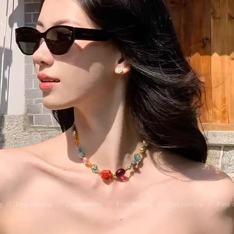 Velvet Butterfly Tassel Necklace Autumn Winter Spice Sweet Cool - Image 45