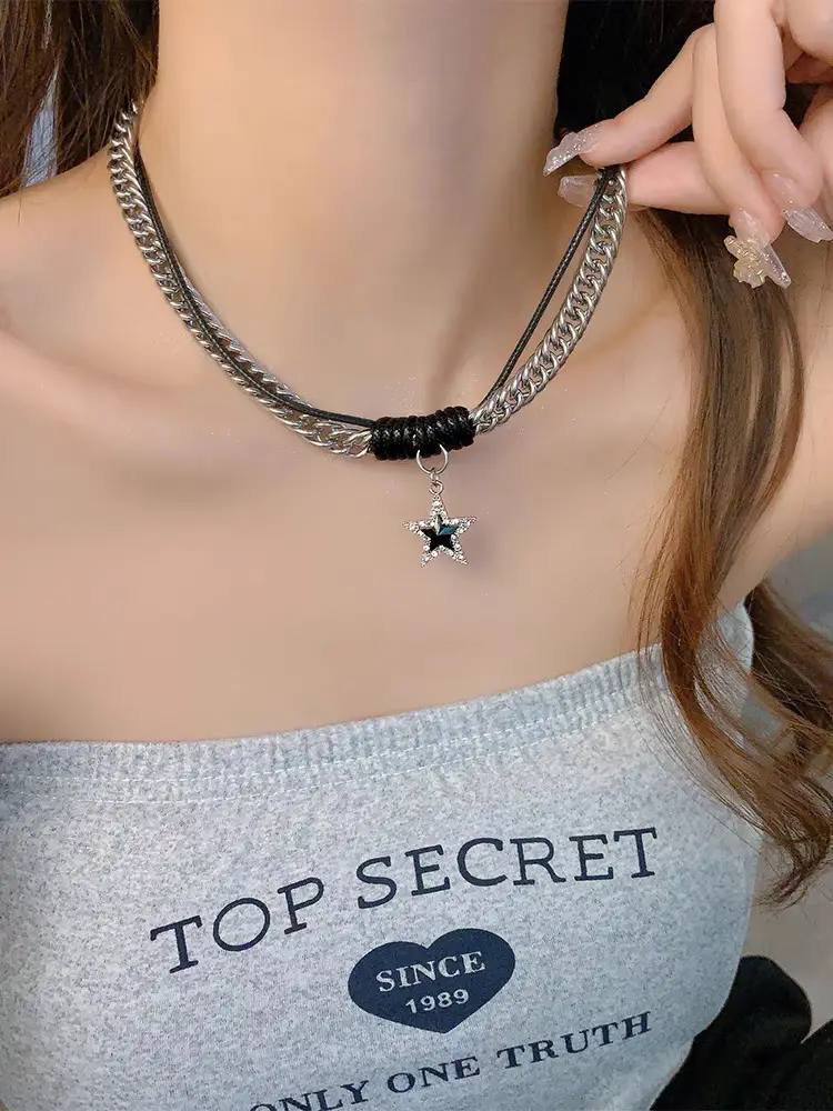 Velvet Butterfly Tassel Necklace Autumn Winter Spice Sweet Cool - Image 51