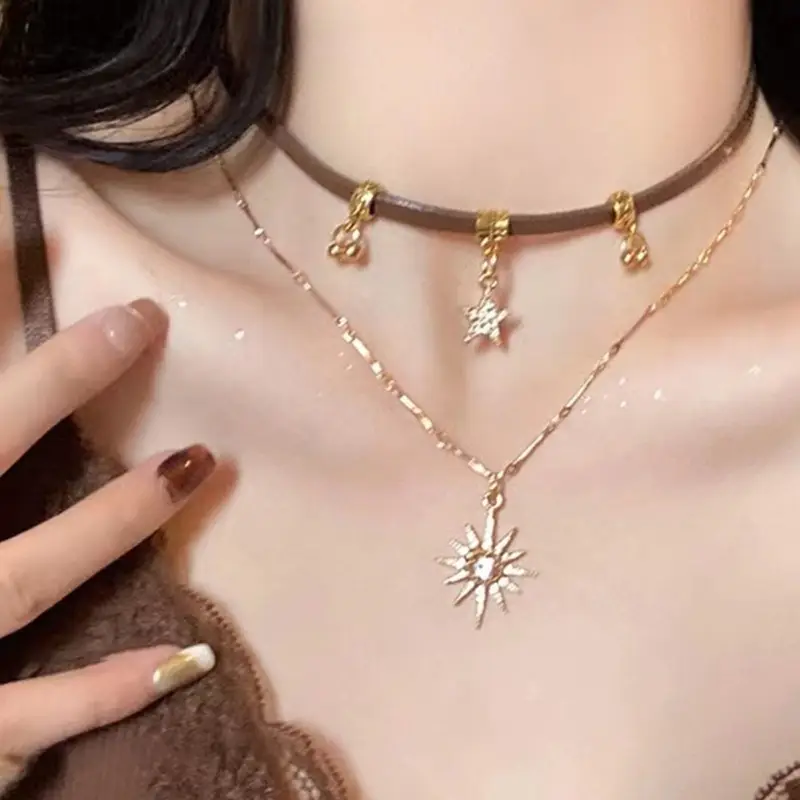 Velvet Butterfly Tassel Necklace Autumn Winter Spice Sweet Cool - Image 53