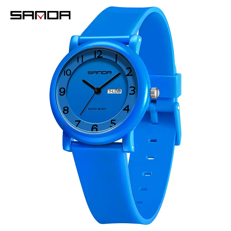Sanda Dual Calendar Exam Quartz Watch for Kids - Image 7