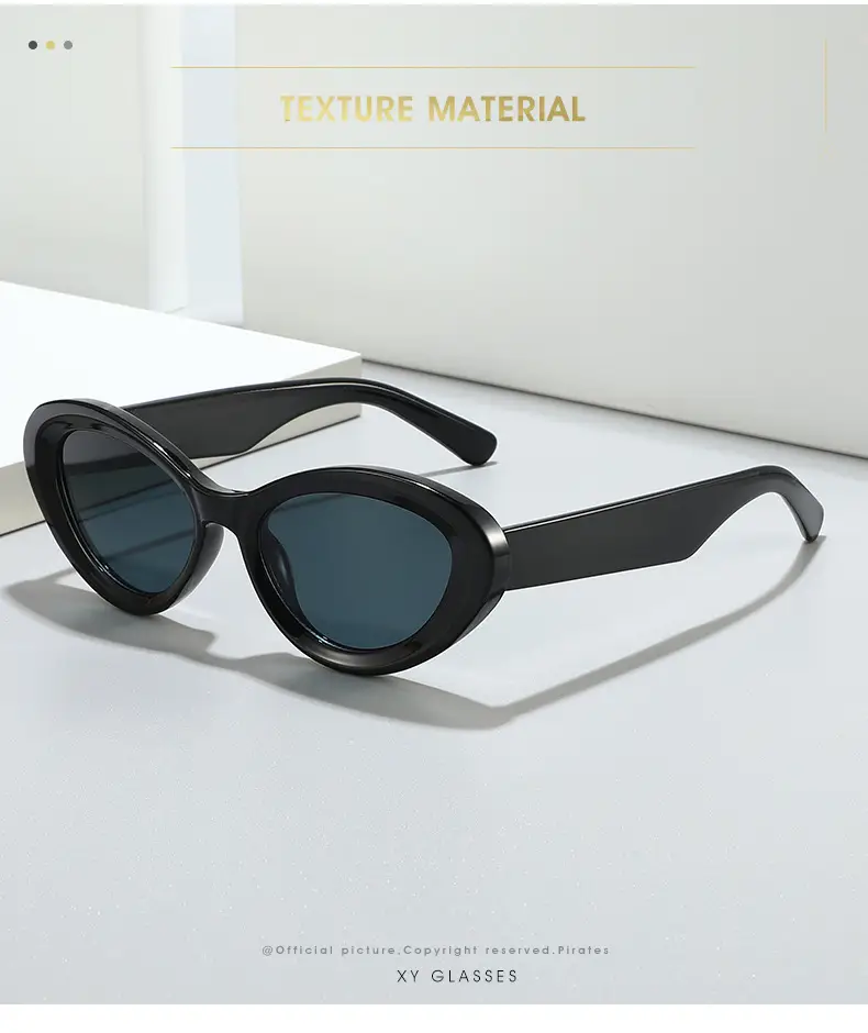 Cross-Border Cat-Eye Sunglasses White Brown 2024 β feature 2