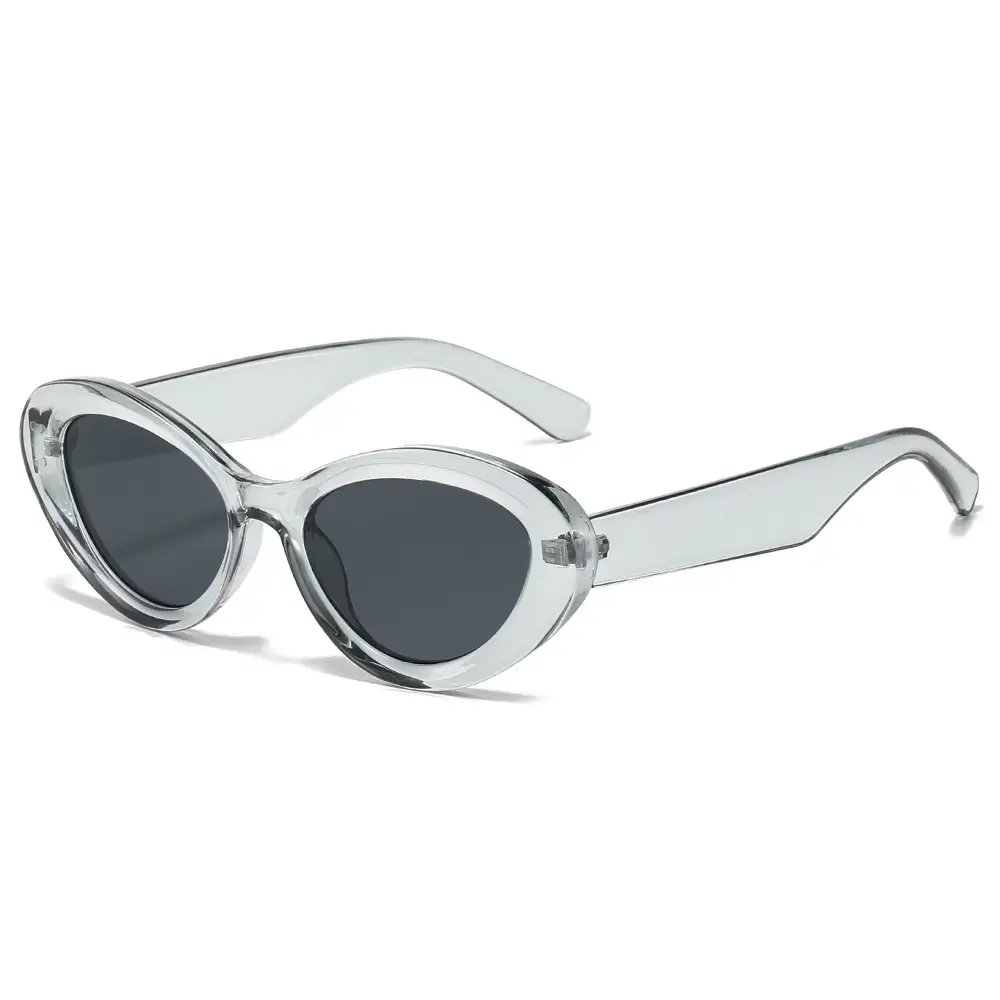 Cross-Border Cat-Eye Sunglasses White Brown 2024 - Image 3