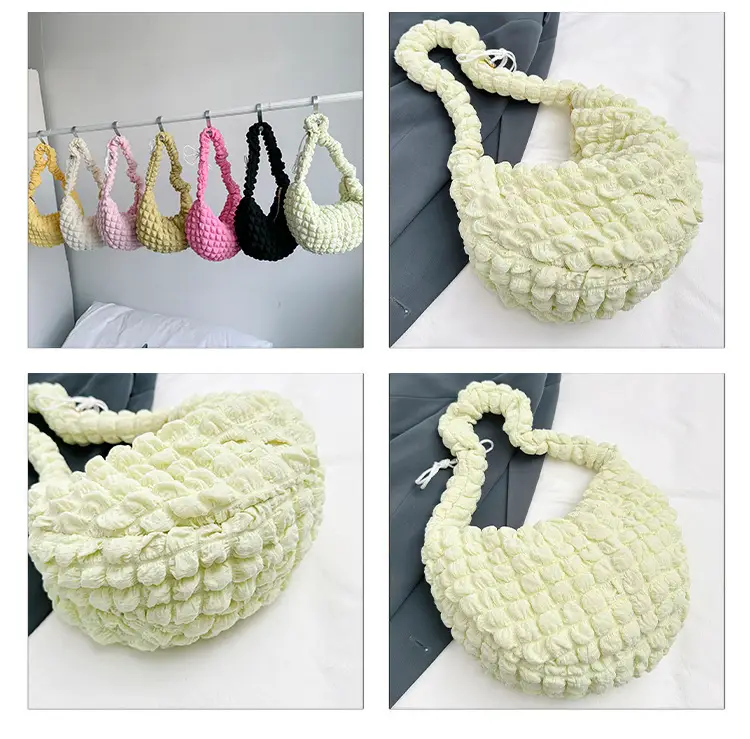 Women's One-Shoulder Underarm Bag 2024 Folded Portable — feature 10