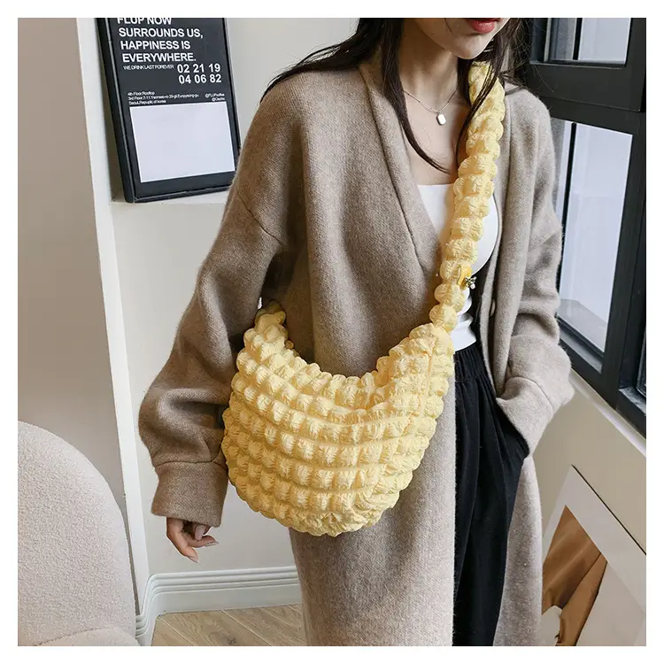 Women's One-Shoulder Underarm Bag 2024 Folded Portable — feature 11