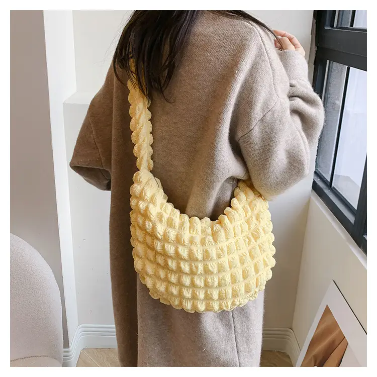 Women's One-Shoulder Underarm Bag 2024 Folded Portable — feature 12