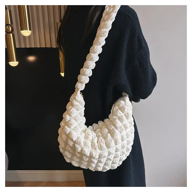 Women's One-Shoulder Underarm Bag 2024 Folded Portable — feature 17