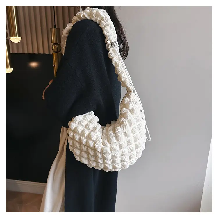 Women's One-Shoulder Underarm Bag 2024 Folded Portable — feature 18
