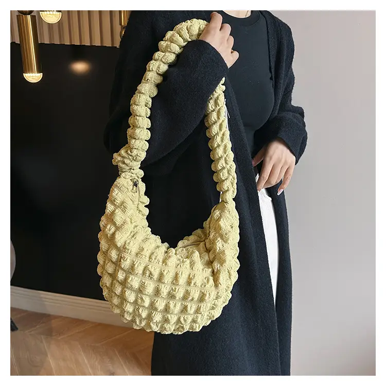 Women's One-Shoulder Underarm Bag 2024 Folded Portable — feature 19
