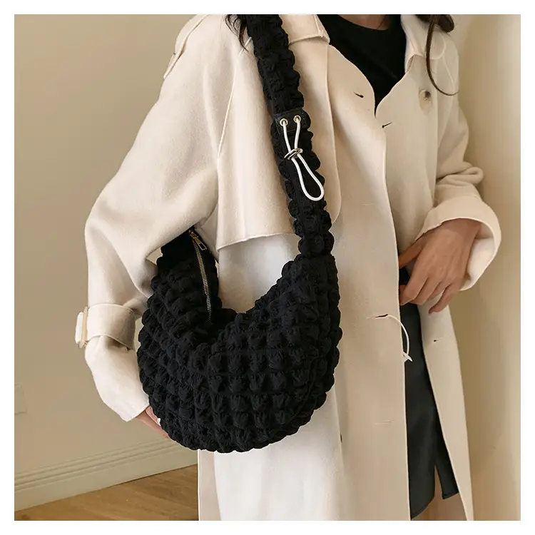 Women's One-Shoulder Underarm Bag 2024 Folded Portable — feature 21