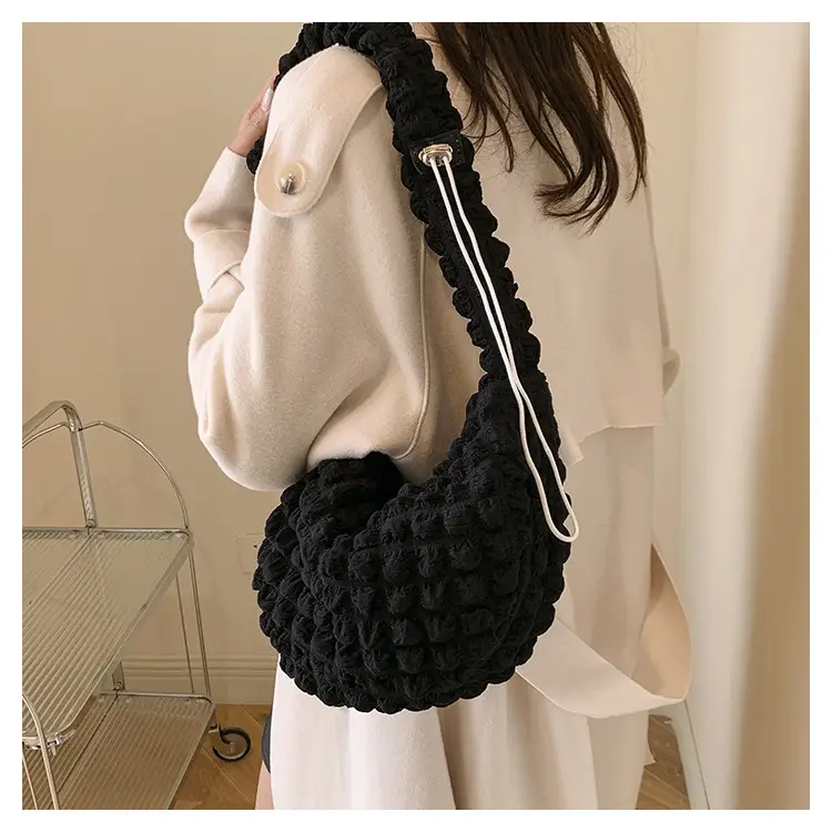 Women's One-Shoulder Underarm Bag 2024 Folded Portable — feature 22