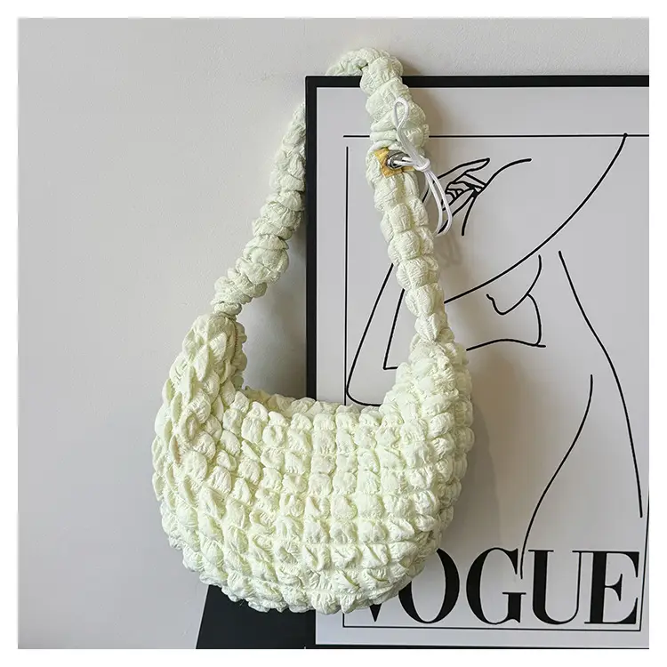 Women's One-Shoulder Underarm Bag 2024 Folded Portable — feature 26