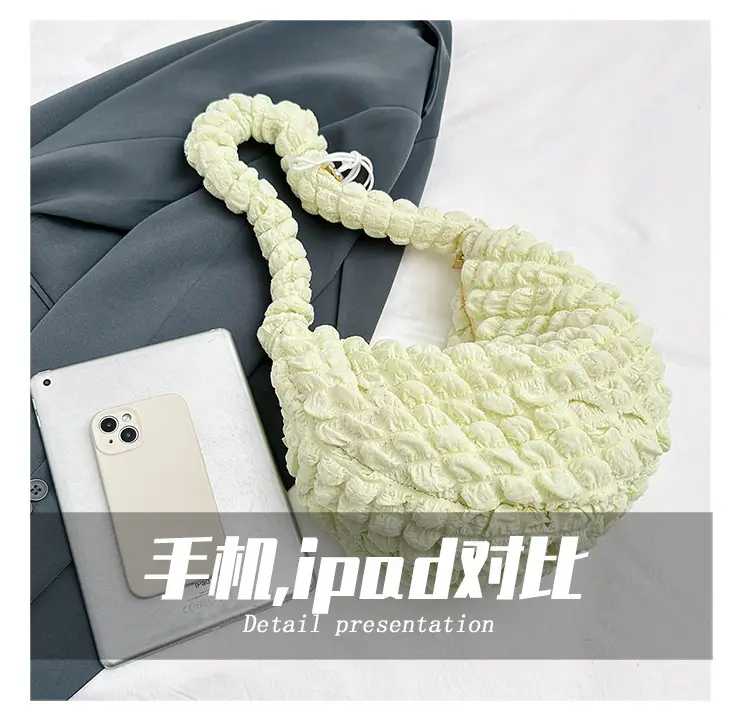 Women's One-Shoulder Underarm Bag 2024 Folded Portable — feature 5