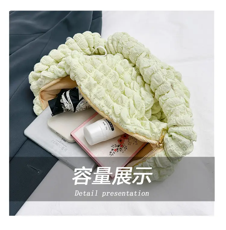 Women's One-Shoulder Underarm Bag 2024 Folded Portable — feature 8
