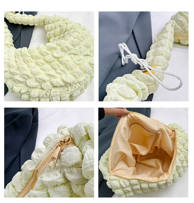 Women's One-Shoulder Underarm Bag 2024 Folded Portable — feature 9