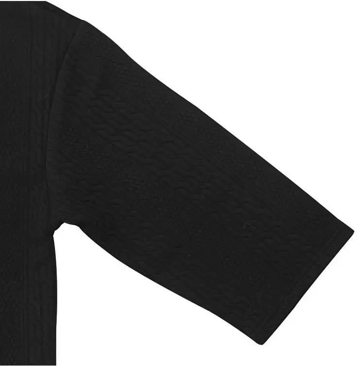 2025 Men Knitted V-Neck T-Shirt Large — feature 11