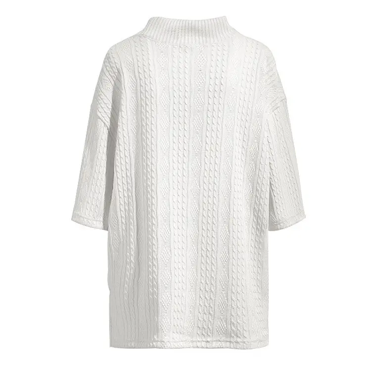 2025 Men Knitted V-Neck T-Shirt Large — feature 22