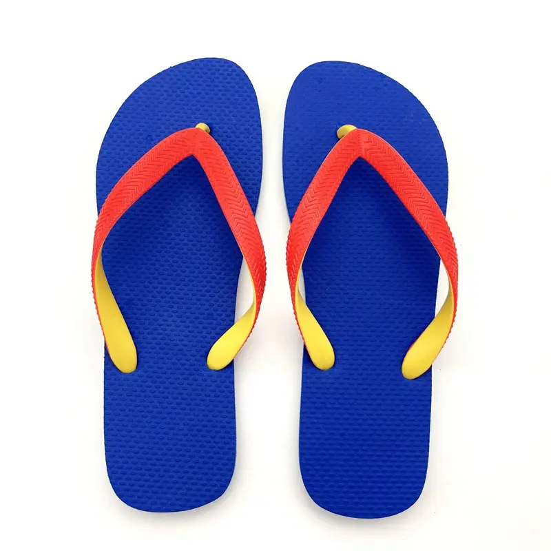 Foreign Trade Solid Color Men's Flip Flops Simple Personalized All-match Summer Seaside Beach Non-slip Trendy Flip Flops
