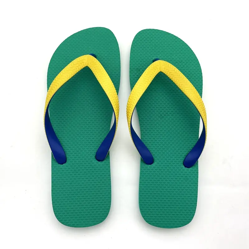 Foreign Trade Solid Color Men's Flip Flops Simple Personalized All-match Summer Seaside Beach Non-slip Trendy Flip Flops