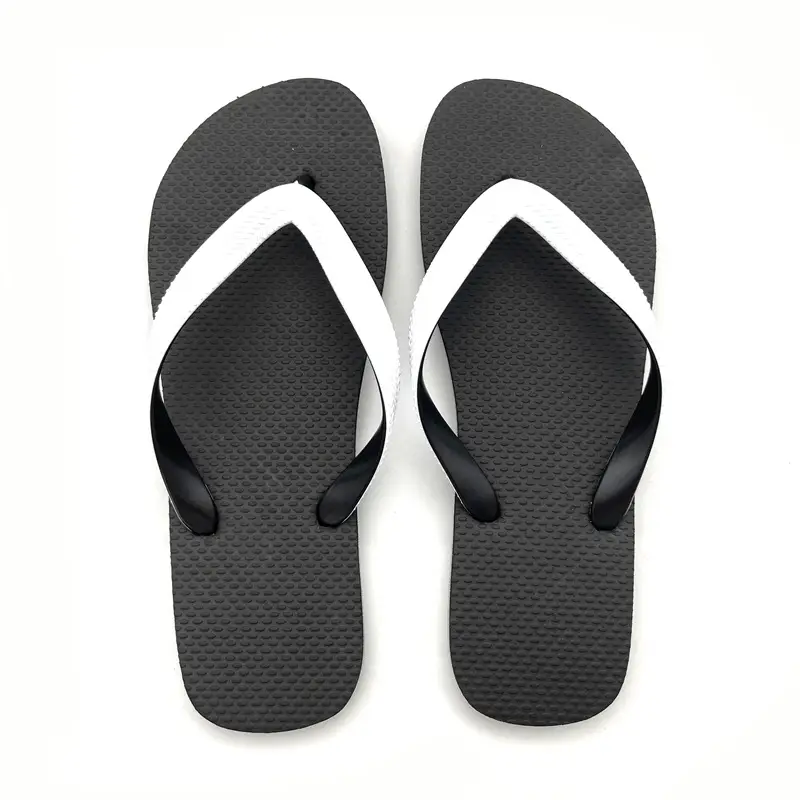 Foreign Trade Solid Color Men's Flip Flops Simple Personalized All-match Summer Seaside Beach Non-slip Trendy Flip Flops