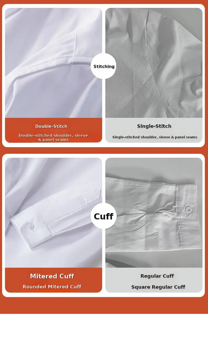 Boys White Cotton Long Sleeve Shirt Primary School — feature 3