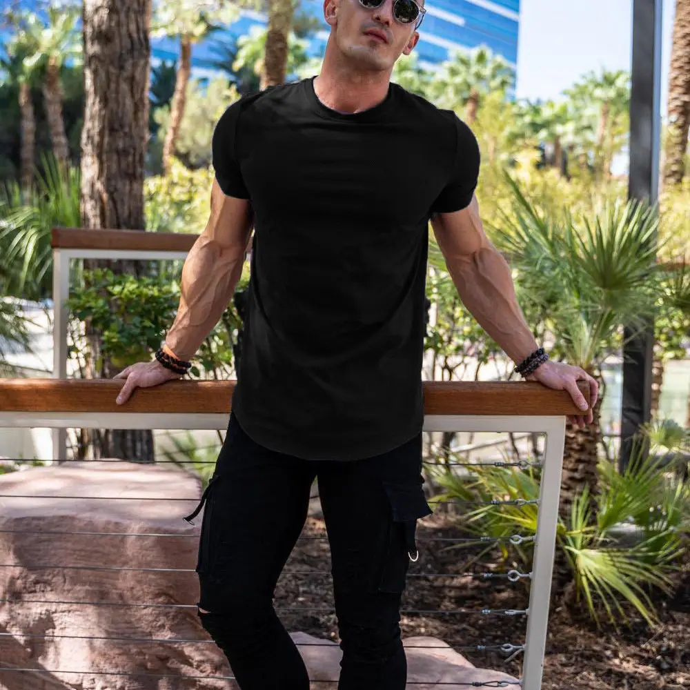 Men Slim Fit Gray T-Shirt Running Training Wear — feature 13