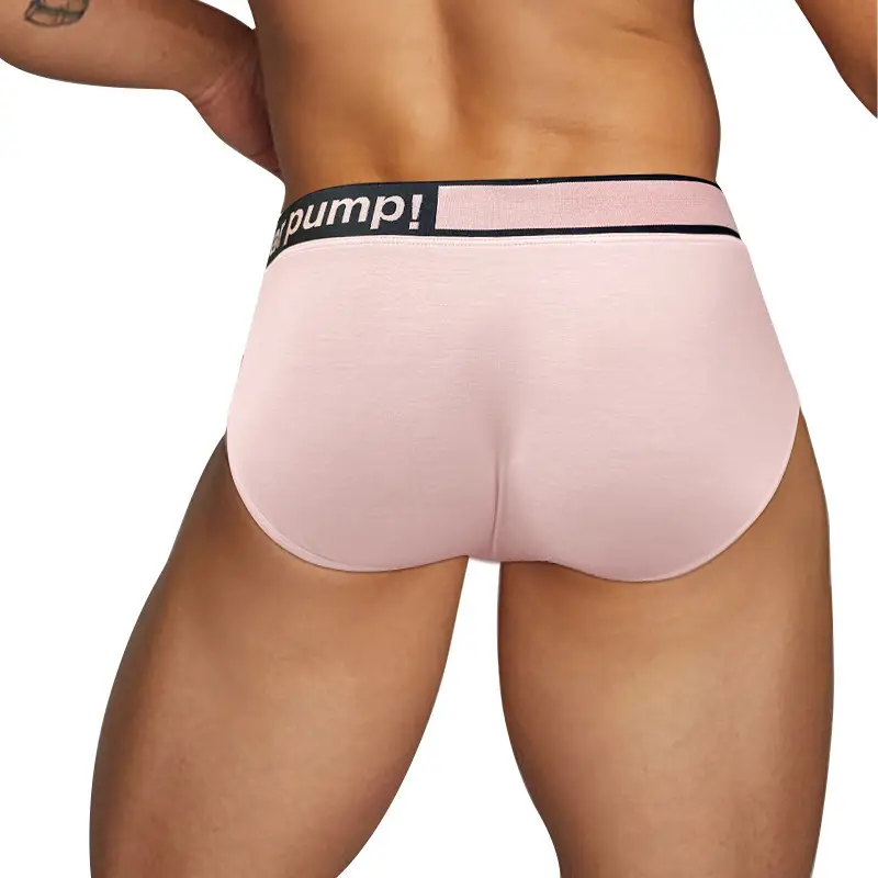 Men's Pink V-Belt Low Waist Underwear - Image 8