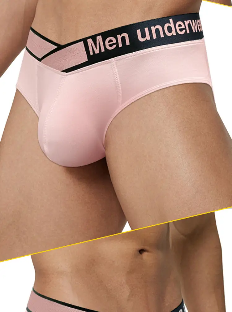 Men's Pink V-Belt Low Waist Underwear — feature 28
