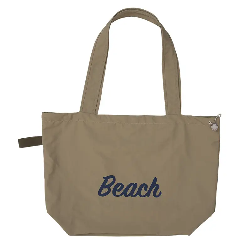 Women's Canvas Shoulder Bag with "Beach" Print - Image 18
