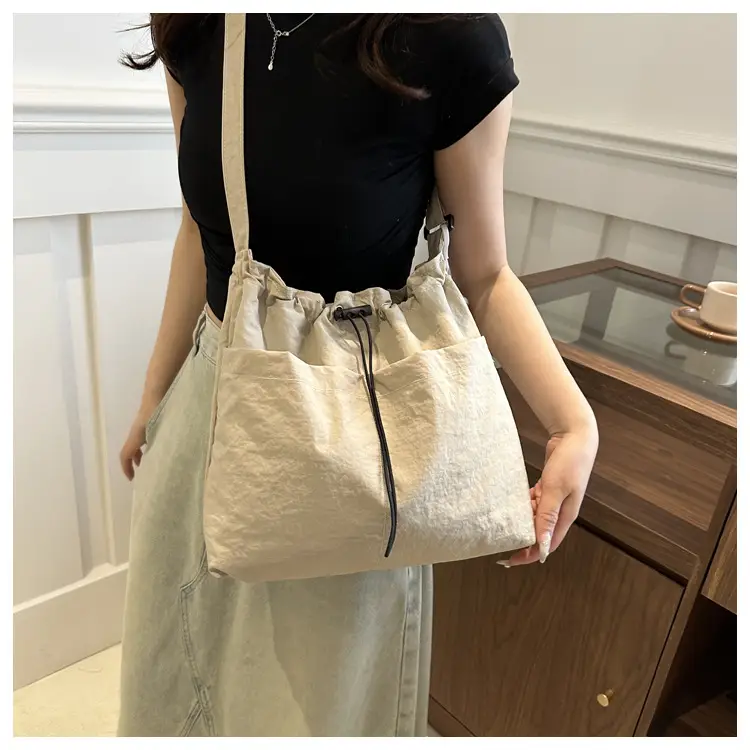 Korean Style Drawstring Shoulder Bag for Women — feature 12