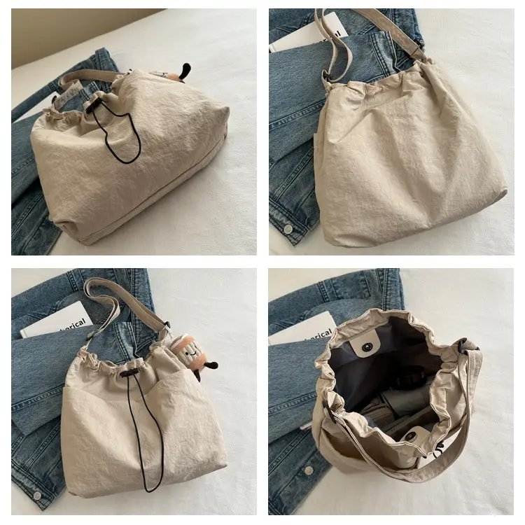 Korean Style Drawstring Shoulder Bag for Women — feature 7