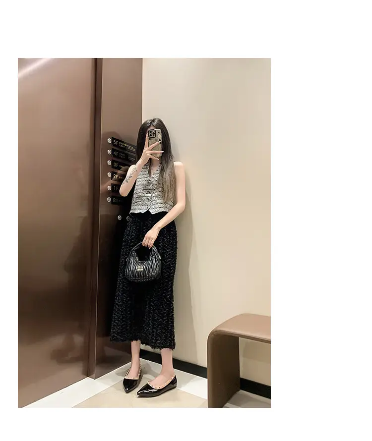 Women Pointed Toe Flats Black 2025 Summer — feature 6