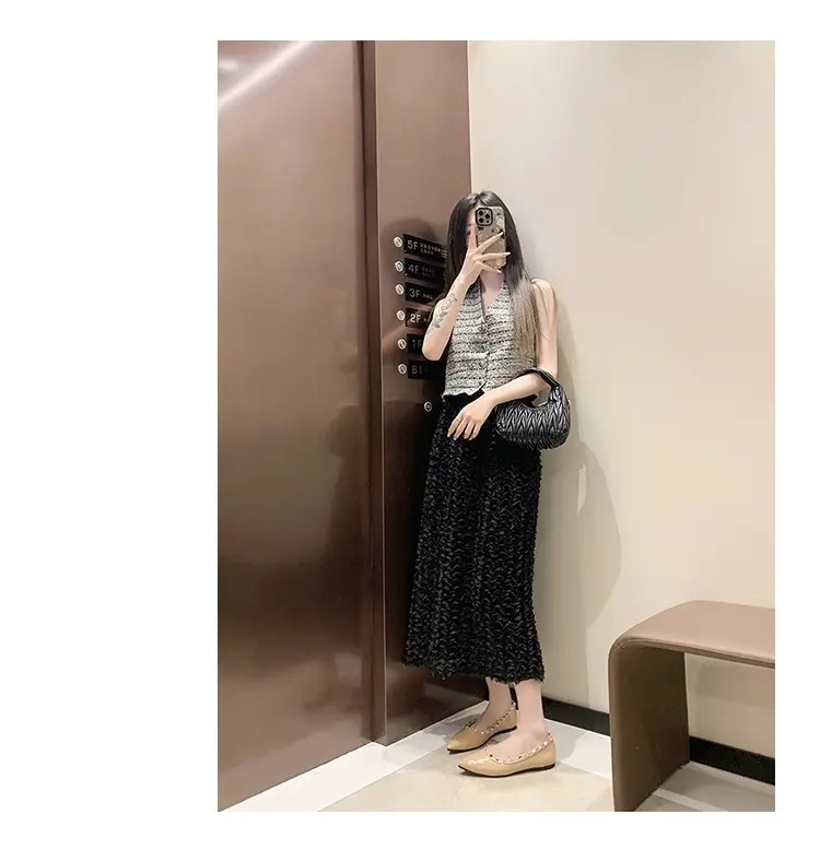 Women Pointed Toe Flats Black 2025 Summer — feature 8