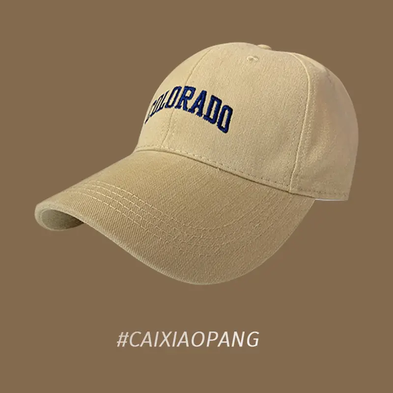 Men's Wide Brim Baseball Cap Navy Blue 2024 — feature 1
