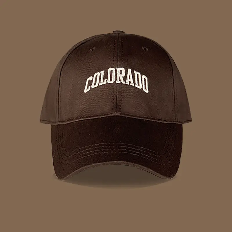 Men's Wide Brim Baseball Cap Navy Blue 2024 — feature 10