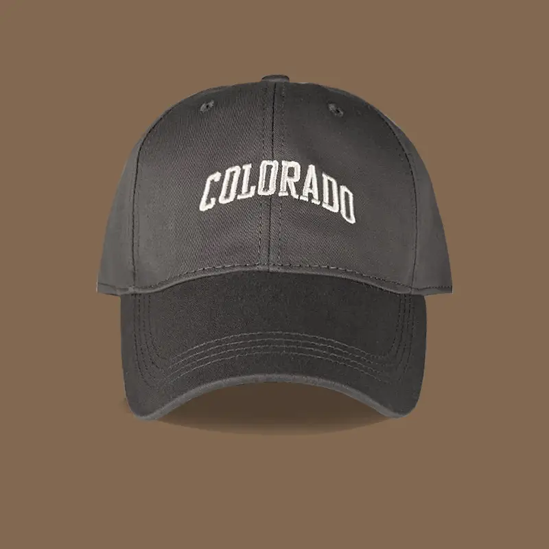 Men's Wide Brim Baseball Cap Navy Blue 2024 — feature 11