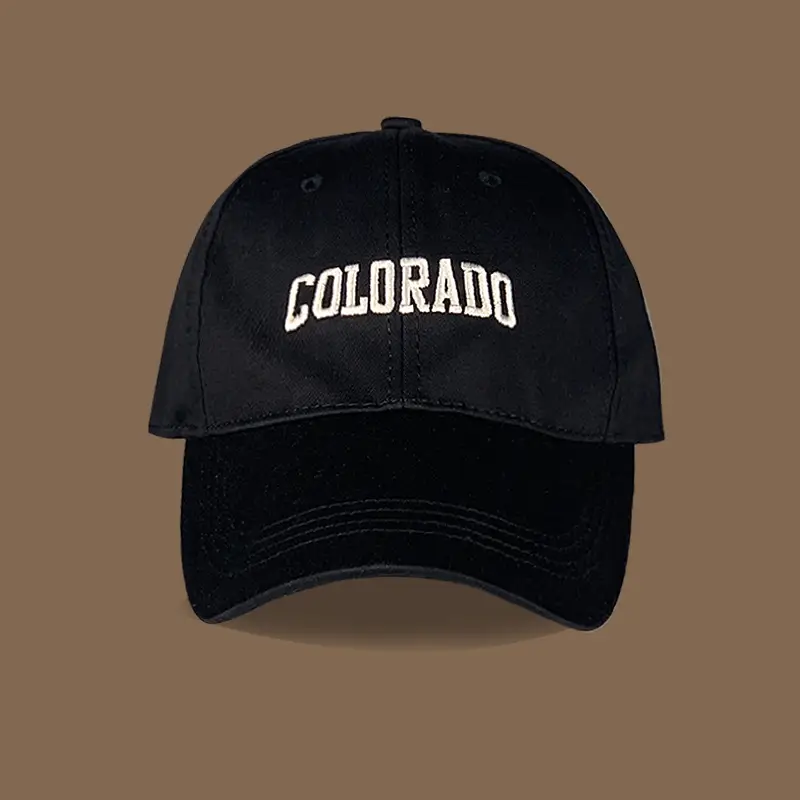 Men's Wide Brim Baseball Cap Navy Blue 2024 — feature 12