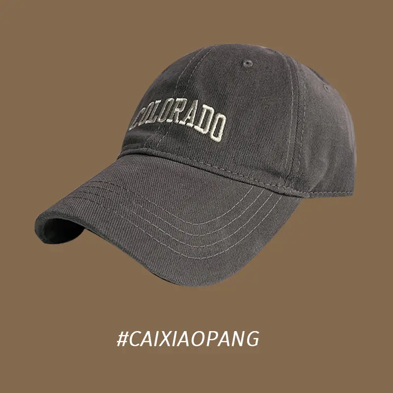 Men's Wide Brim Baseball Cap Navy Blue 2024 — feature 8