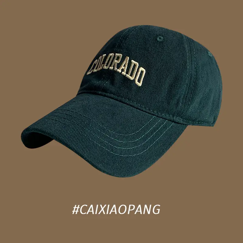 Men's Wide Brim Baseball Cap Navy Blue 2024 — feature 9