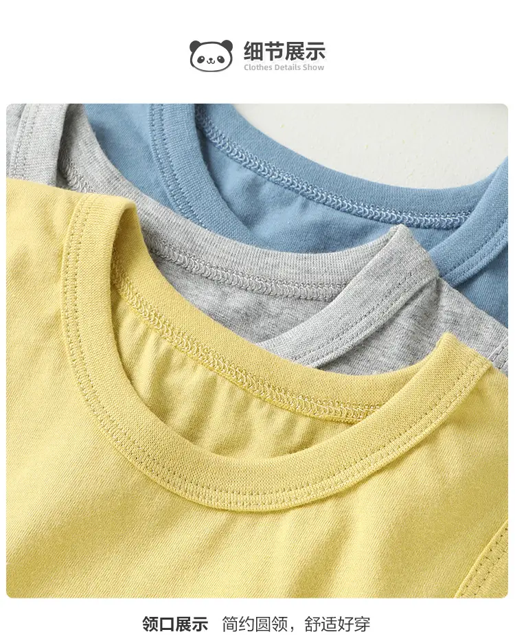 Children's Striped Sleeveless Baby Vest with Cute Design — feature 11