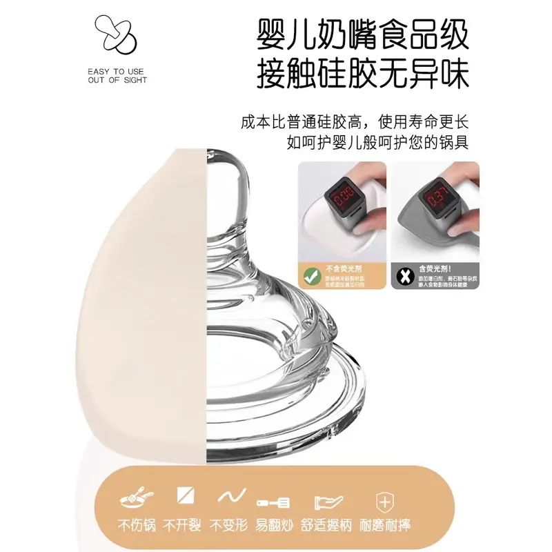 High-grade Silicone Soup Spoon with Oil Filter - Image 5