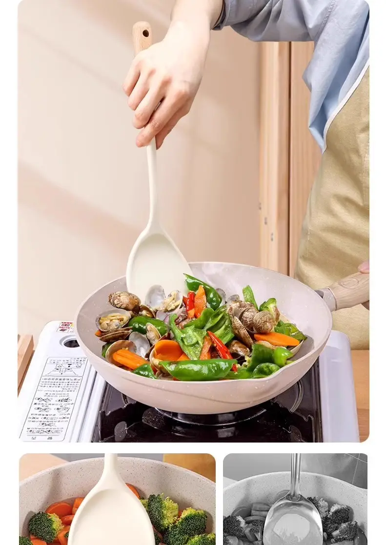 High-grade Silicone Soup Spoon with Oil Filter — feature 5