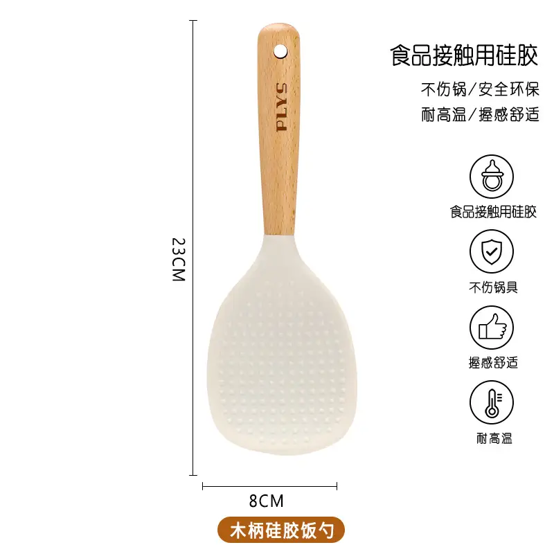High-grade Silicone Soup Spoon with Oil Filter - Image 2