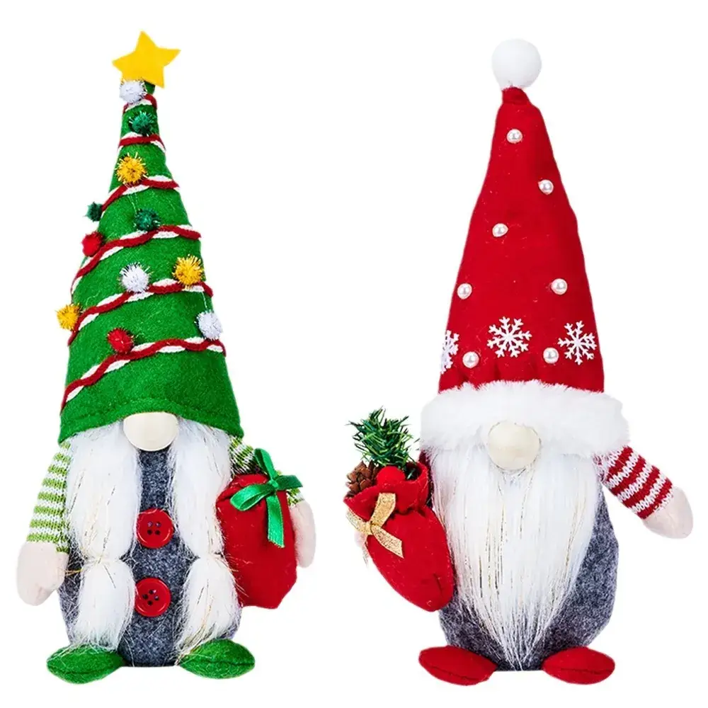 2025 Christmas Decorations Santa Doll Rudolph Gnome Set - Image 7