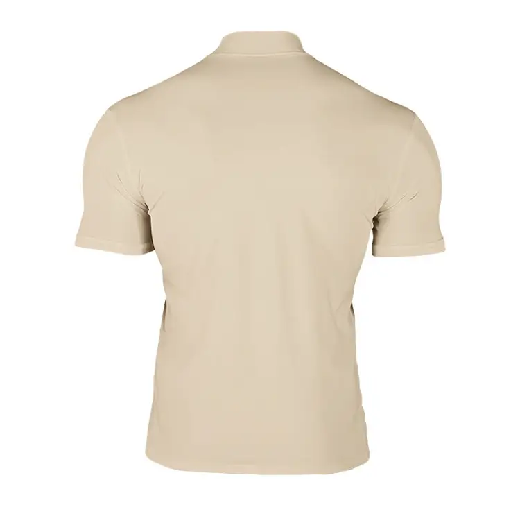Men's Black Tight High Collar T-Shirt Short Sleeve 2025 — feature 10