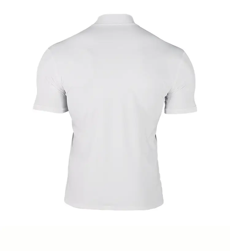 Men's Black Tight High Collar T-Shirt Short Sleeve 2025 — feature 19