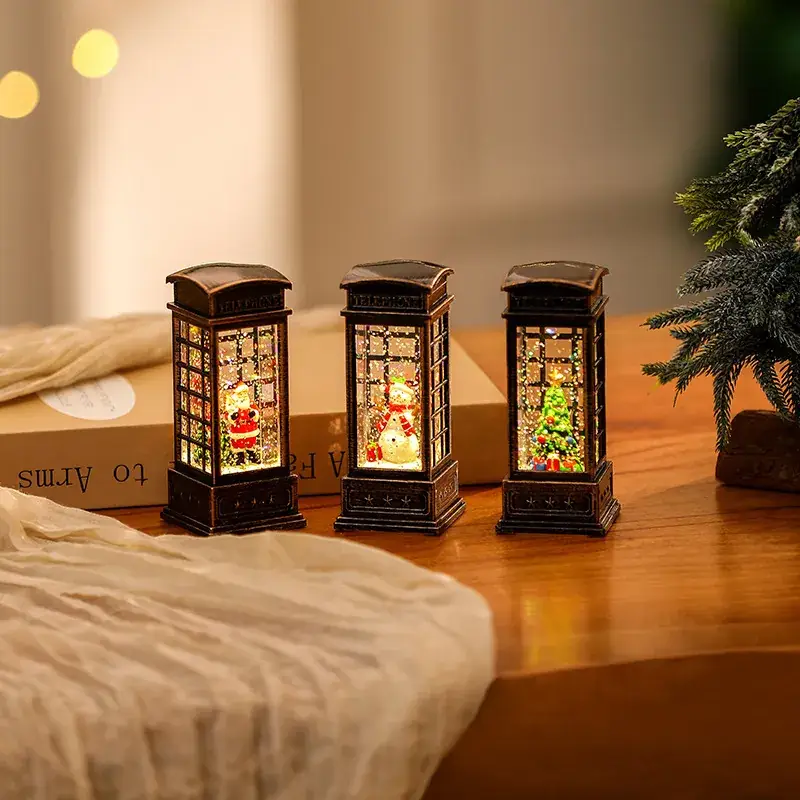 Christmas Wind Lamp Crystal Santa Lamp Decor - Image 6