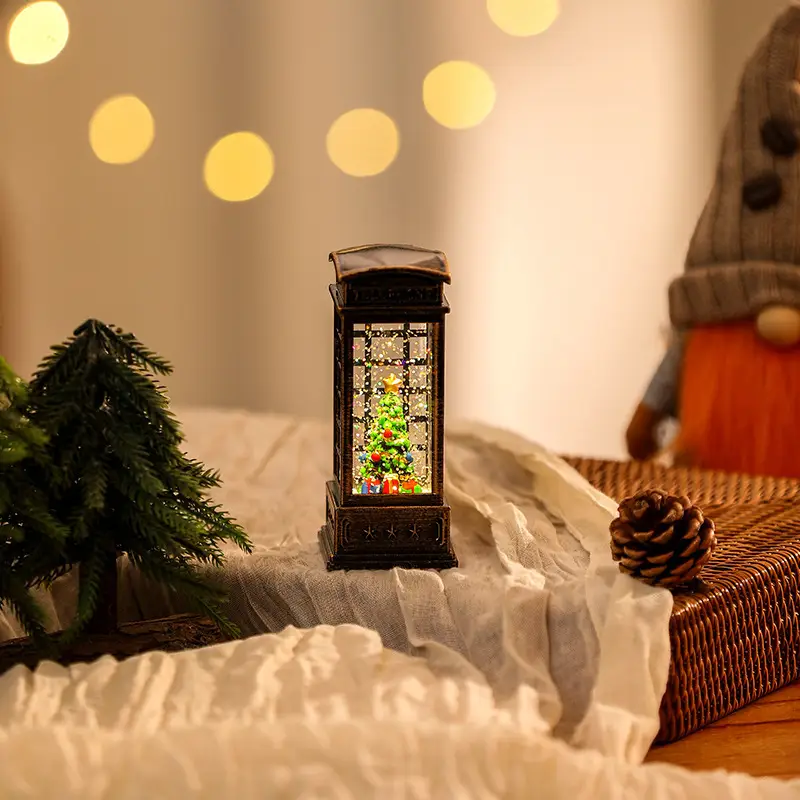 Christmas Wind Lamp Crystal Santa Lamp Decor — feature 6