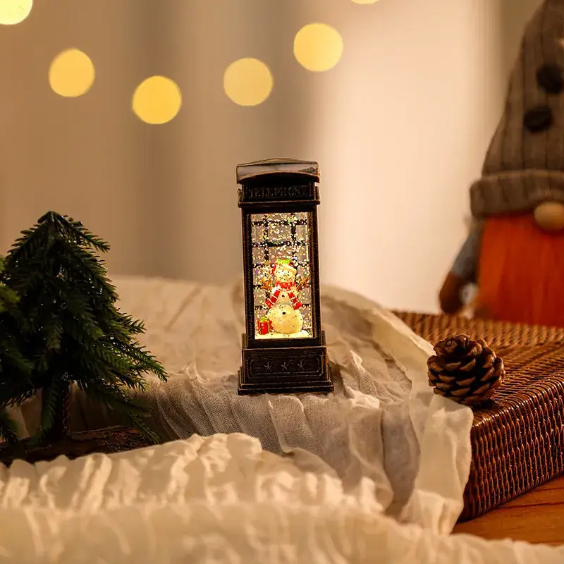 Christmas Wind Lamp Crystal Santa Lamp Decor - Image 2
