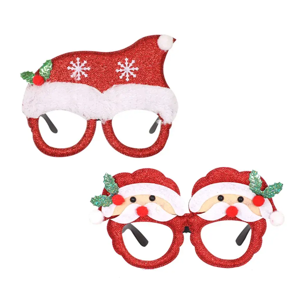2024 Cross Border Christmas Glasses Tree Snowman Photo Props - Image 55